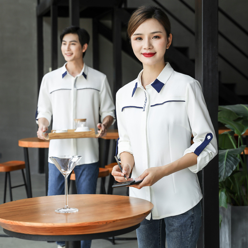 Coffee Tea Catering - Western Restaurant Steakhouse Waiter Work Uniforms