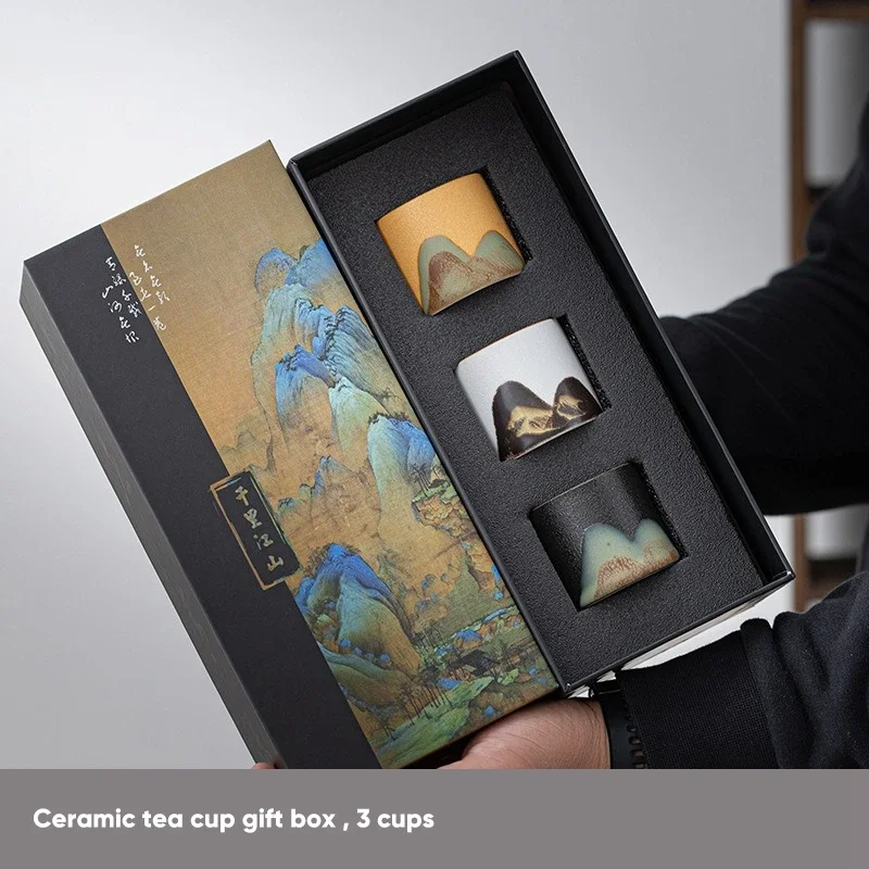 Coffee Tea Catering - Gift Box,Japanese Ceramic Tea Cup, Porcelain