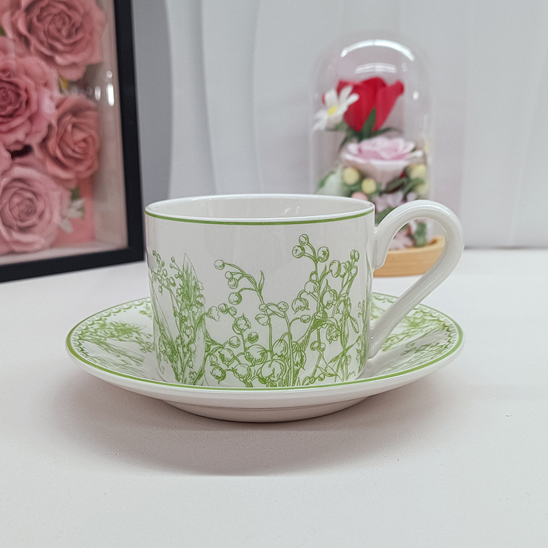 Valley Tea And Coffee - Vintage Green Lily of the Valley