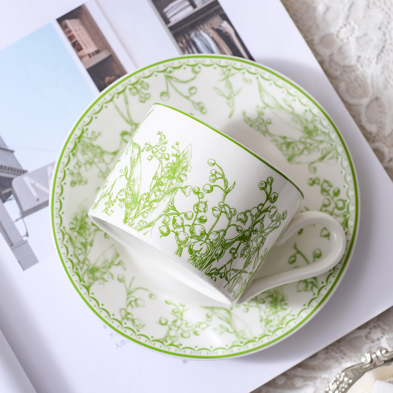 Lily of the Valley Coffee Cup  - Valley Tea And Coffee บทวิจารณ์และราคา