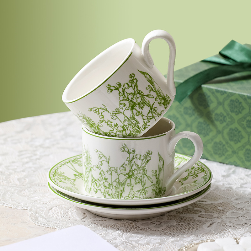 Lily of the Valley Coffee Cup  - Valley Tea And Coffee บทวิจารณ์และราคา