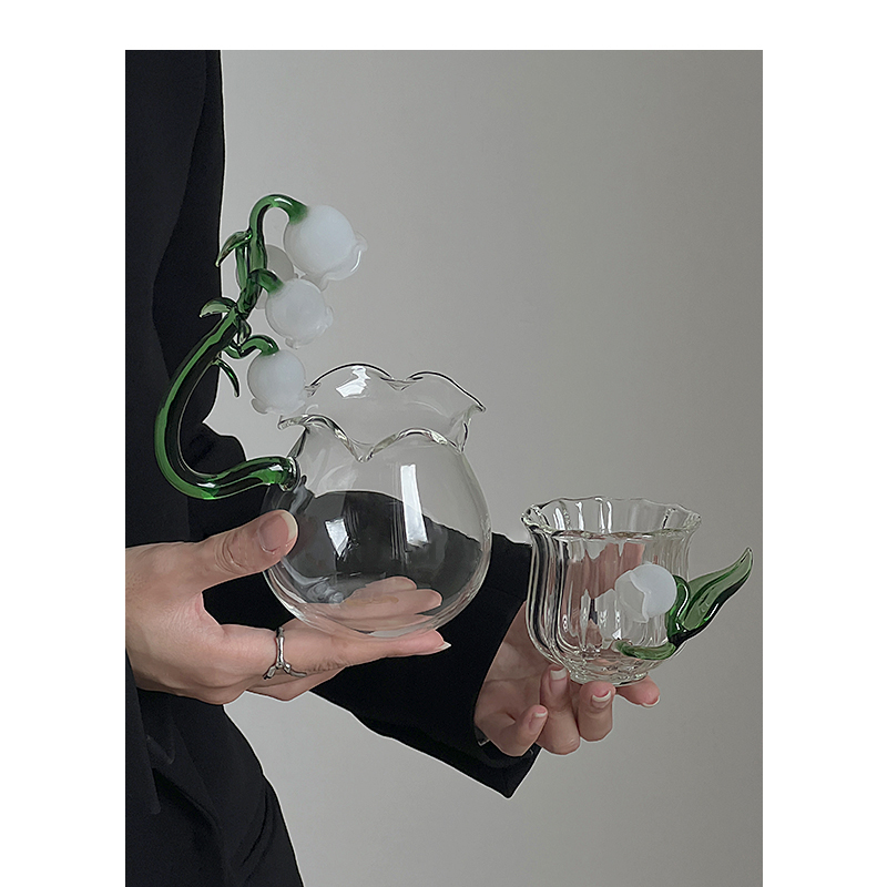 Lily of The Valley Glass Tea C - Valley Tea And Coffee บทวิจารณ์และราคา