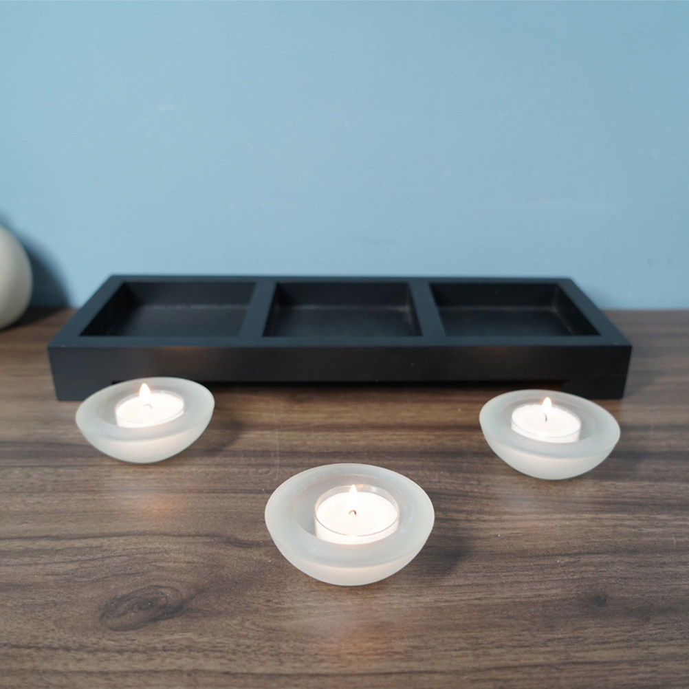1 Set Glass Tea Light Holders  - Coffee Tea Set บทวิจารณ์และราคา