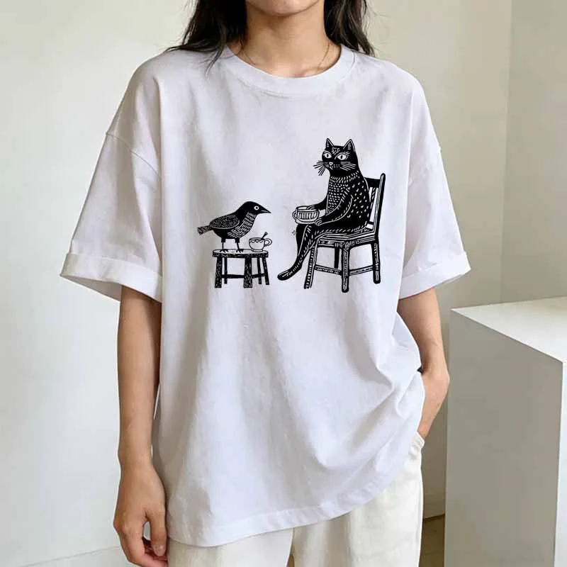 Coffee Tea with Friends Cat Pr - T And Tea Coffee บทวิจารณ์และราคา