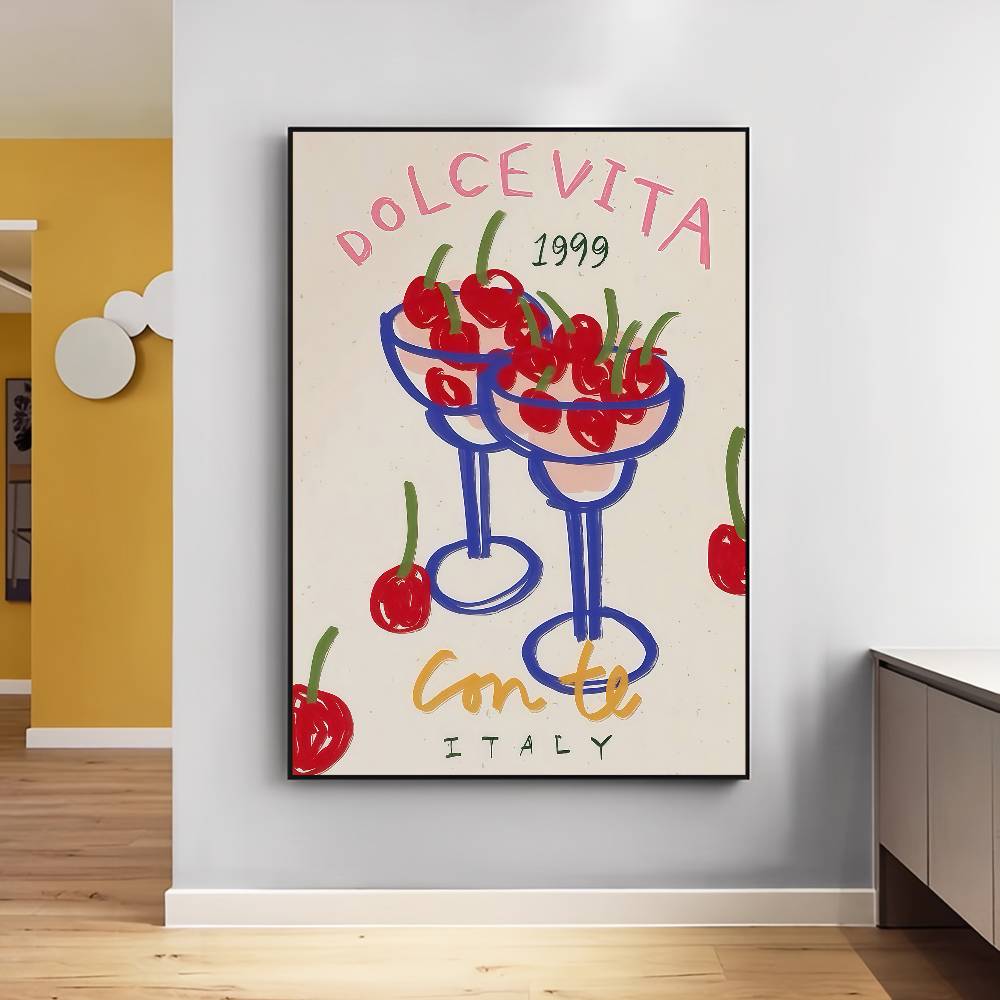 Frameless Abstract Afternoon T - Coffee Tea Poster บทวิจารณ์และราคา