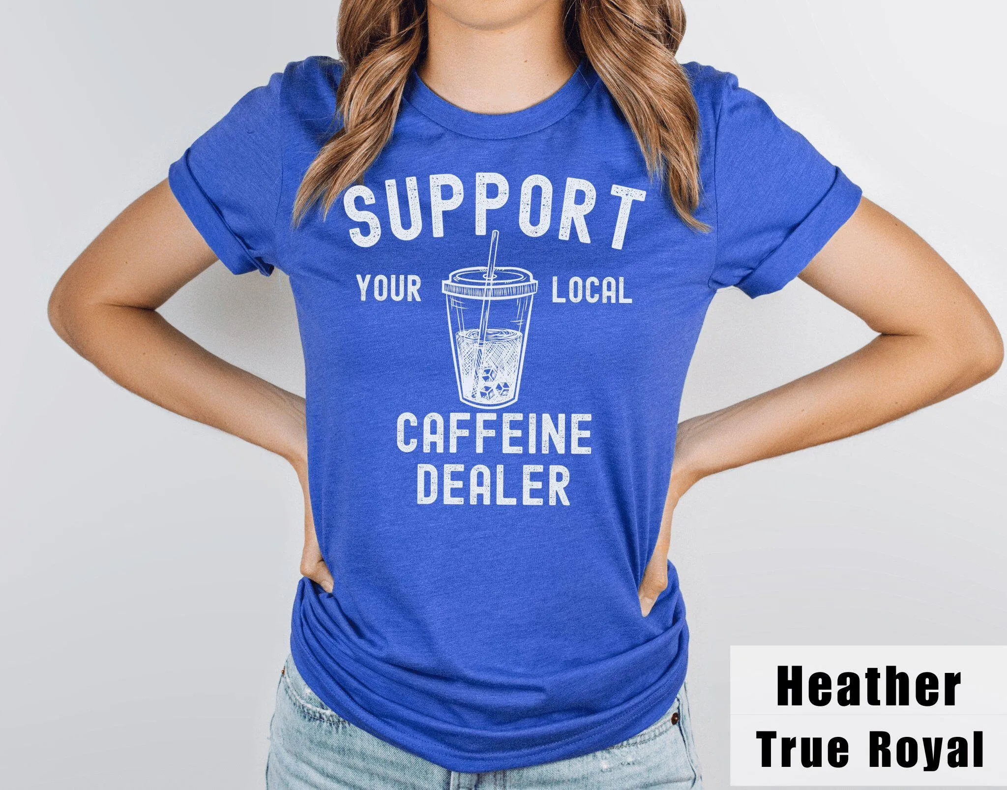 Iced Coffee T Shirt Support Yo - T And Tea Coffee บทวิจารณ์และราคา
