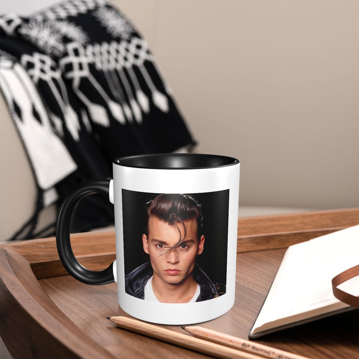 Young Johnny Depp Mug Funny Ce - Young Tea Coffee บทวิจารณ์และราคา