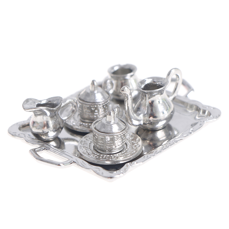 10pcs/Set 1/12 Dollhouse Minia - Coffee Tea House บทวิจารณ์และราคา