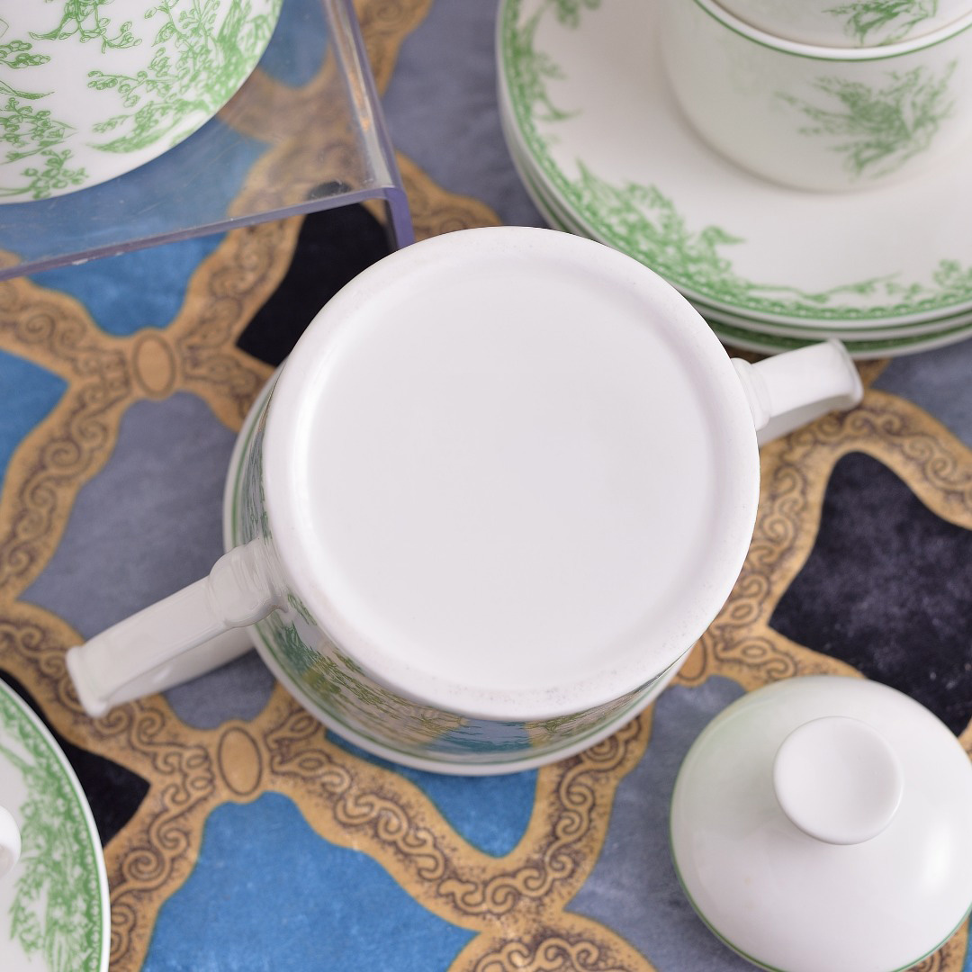 New Valley Green Lily Pattern  - Valley Tea And Coffee บทวิจารณ์และราคา