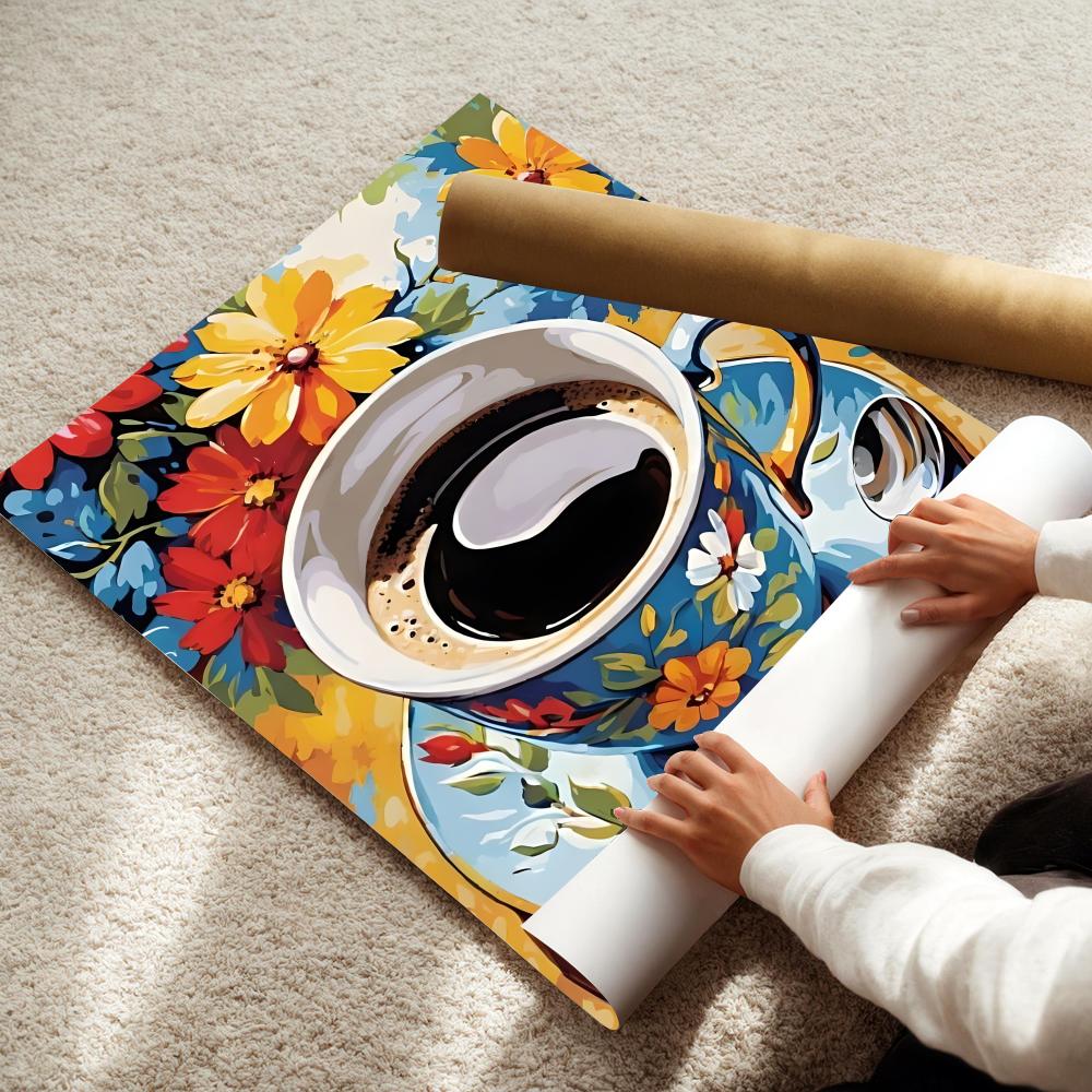 Afternoon tea coffee cup Poste - Coffee Tea Poster บทวิจารณ์และราคา