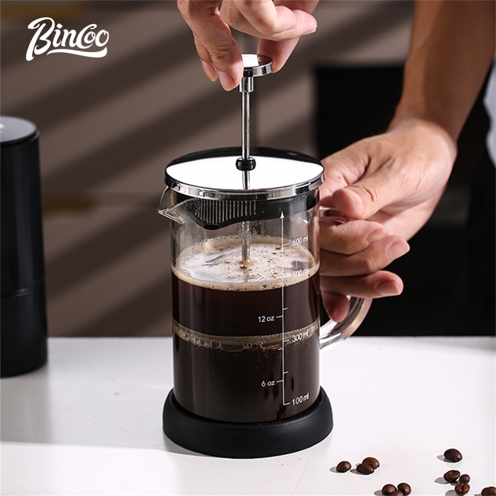 Bincoo French Press Coffee Mak - French Press Glass บทวิจารณ์และราคา