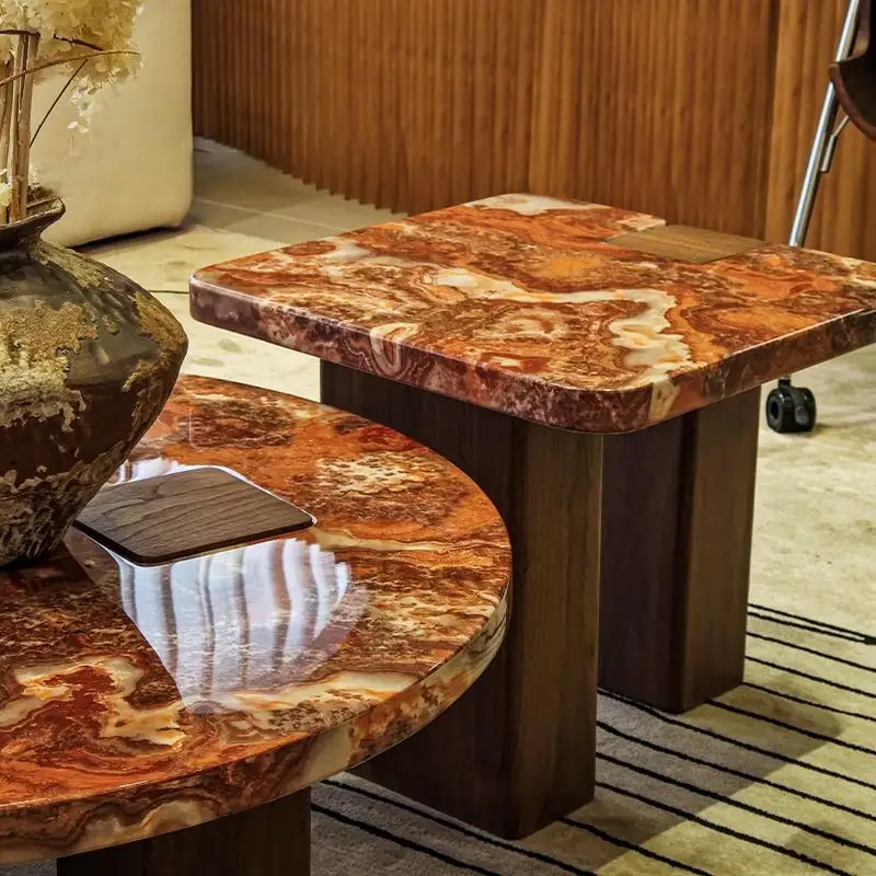 Lava Red Marble Geometric Coff - Tea And Coffee Fusion บทวิจารณ์และราคา