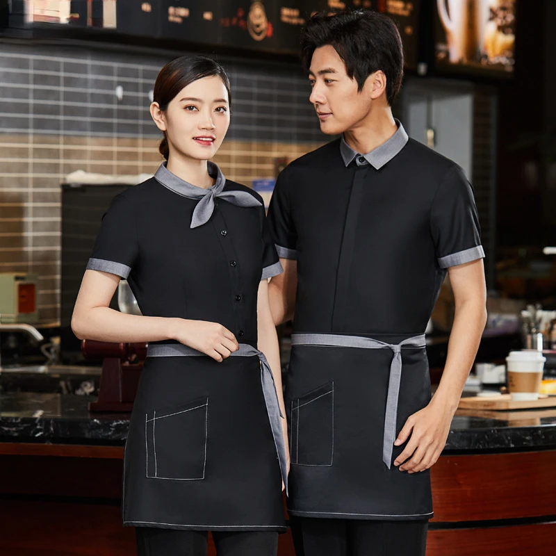 Summer Waiter Work Clothes Tea - Coffee Tea House บทวิจารณ์และราคา
