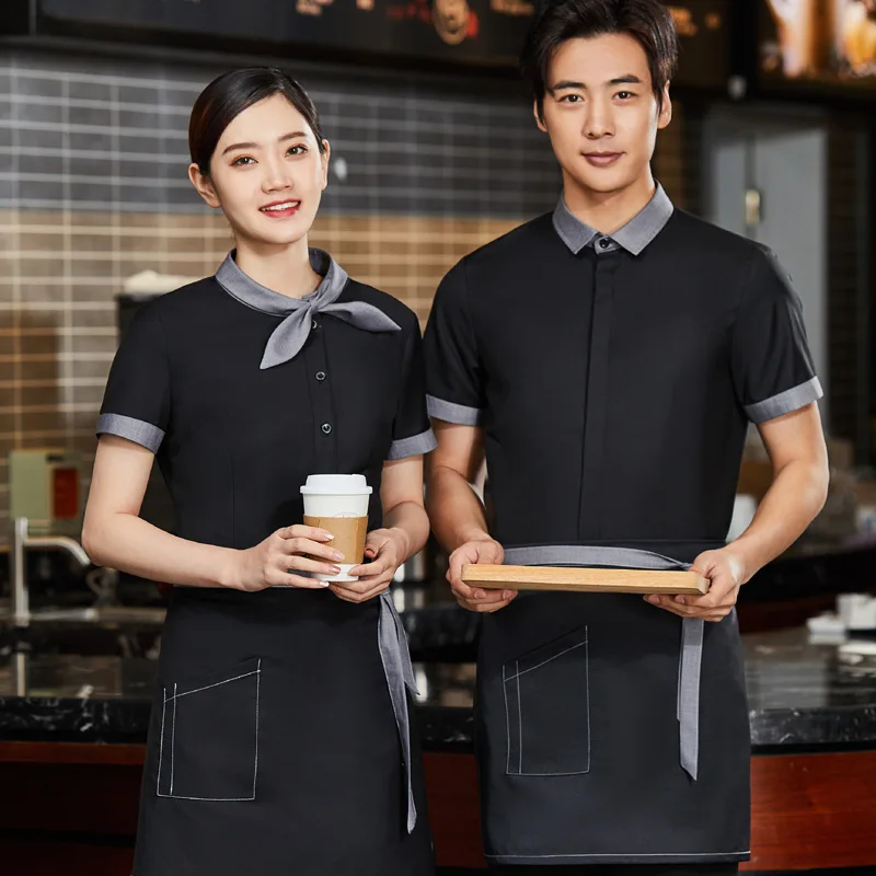 Summer Waiter Work Clothes Tea - Coffee Tea House บทวิจารณ์และราคา