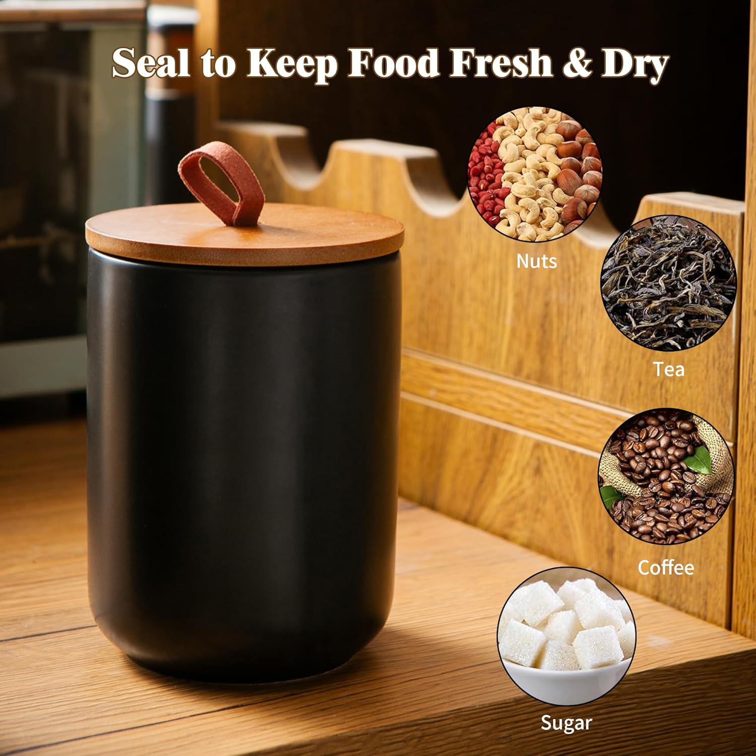 Ceramic Canister Set (30 oz, 4 - Coffee Tea Set บทวิจารณ์และราคา