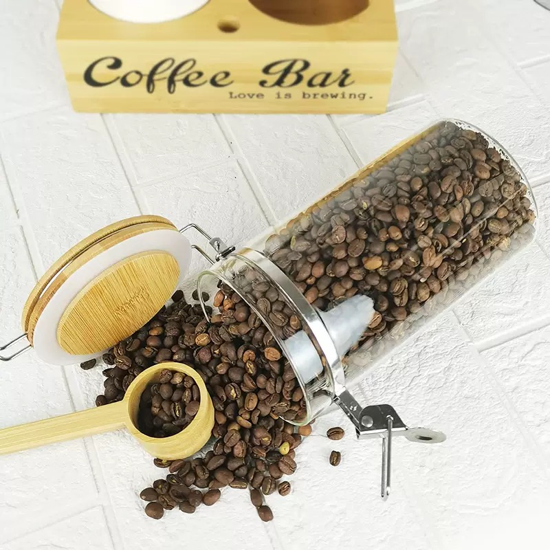 Coffee Storage Jars 2 Pack wit - Coffee Tea Bean บทวิจารณ์และราคา