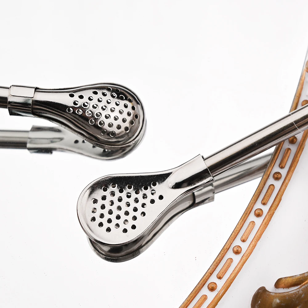 8pcs Filter Tea Straw Spoon Se - Coffee Tea Catering บทวิจารณ์และราคา