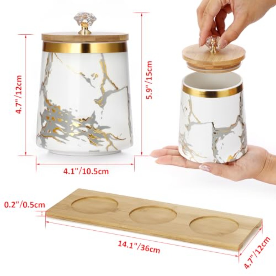 Set of 3 Canisters Set for Sug - Coffee Tea Set บทวิจารณ์และราคา