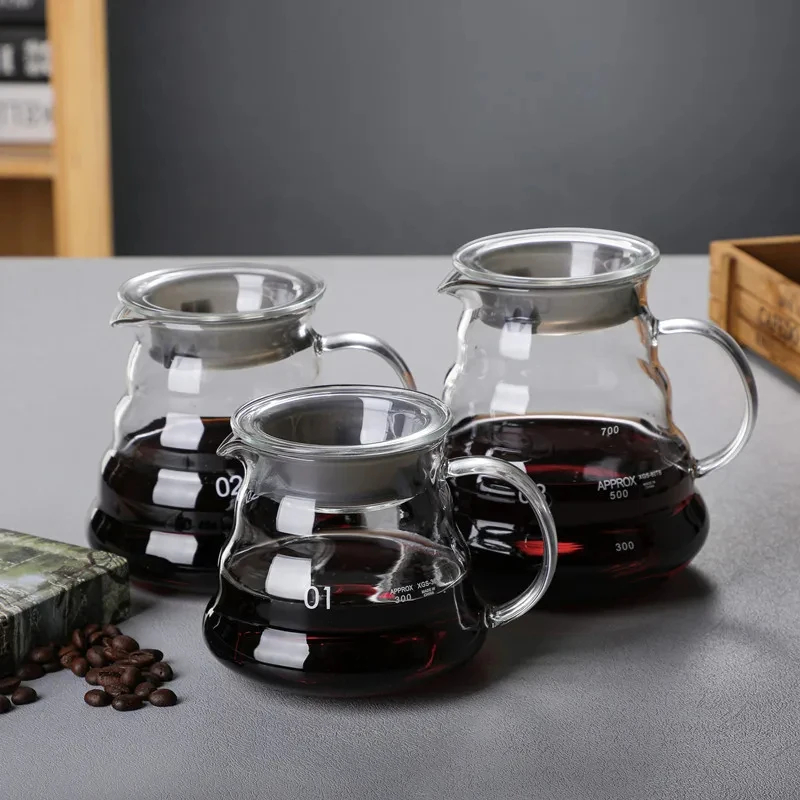 Glass Coffee Pot and Funnel Ha - French Press Glass บทวิจารณ์และราคา