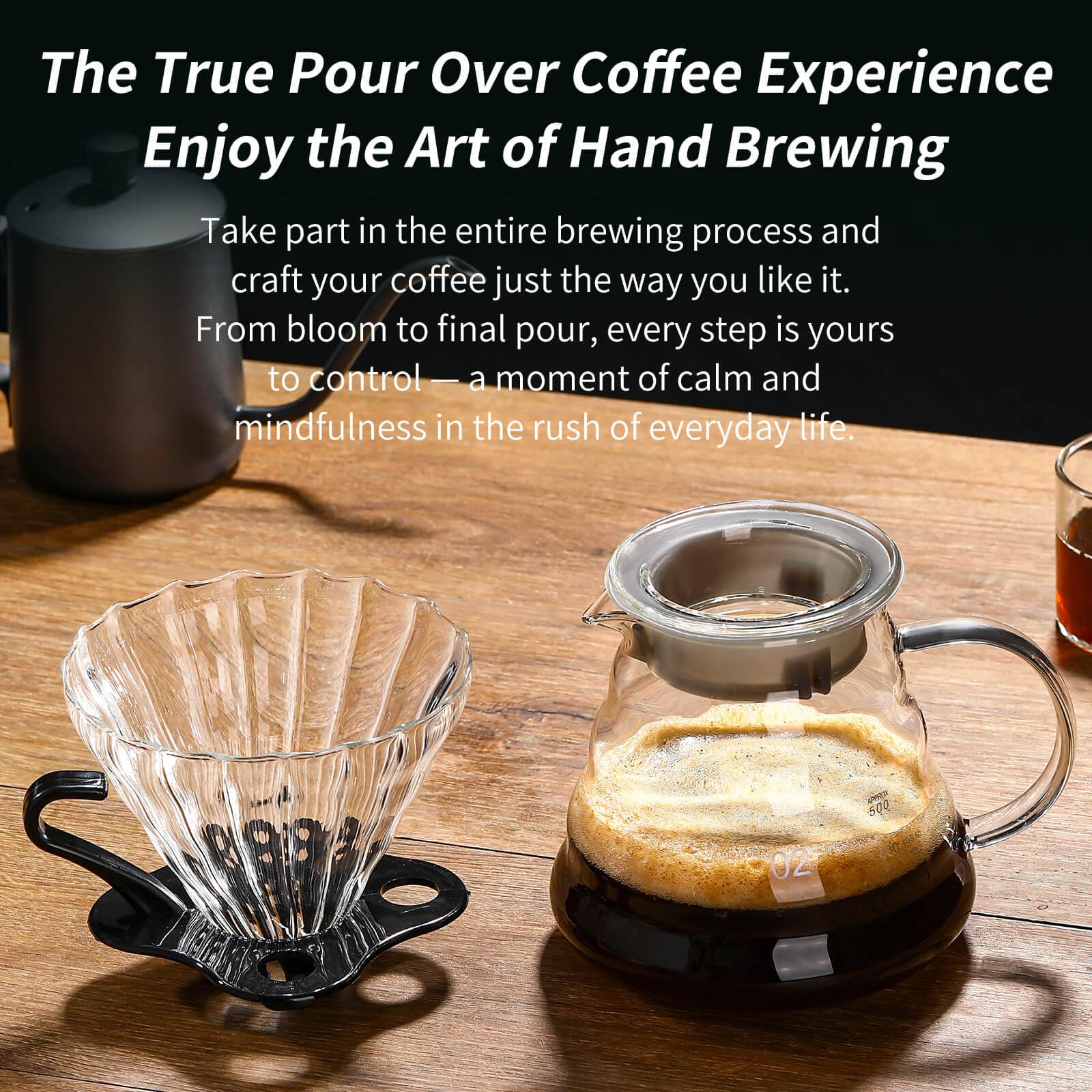 Glass Coffee Pot and Funnel Ha - French Press Glass บทวิจารณ์และราคา