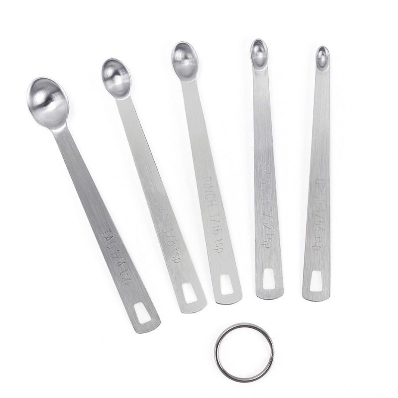 5pcs/Set Small Measuring Spoon - Coffee Tea Catering บทวิจารณ์และราคา