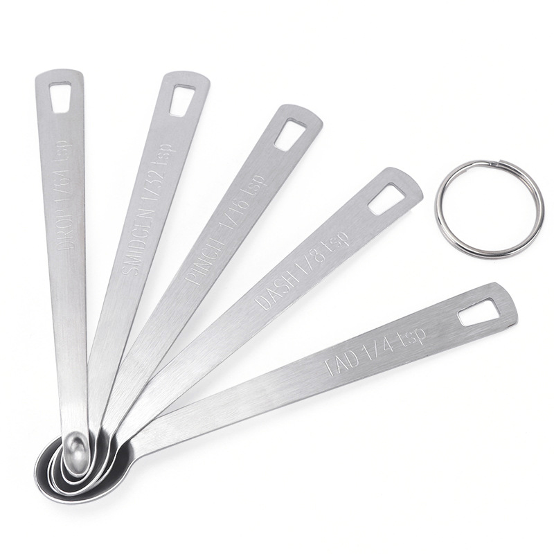 5pcs/Set Small Measuring Spoon - Coffee Tea Catering บทวิจารณ์และราคา