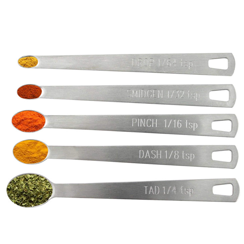 5pcs/Set Small Measuring Spoon - Coffee Tea Catering บทวิจารณ์และราคา