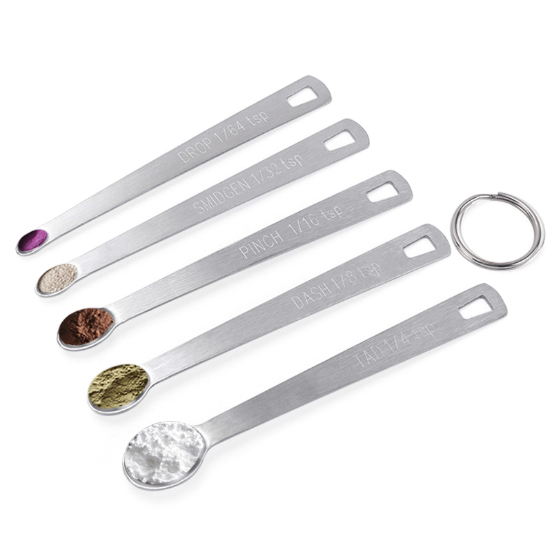 5pcs/Set Small Measuring Spoon - Coffee Tea Catering บทวิจารณ์และราคา