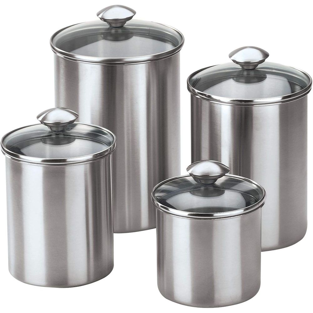 4-Piece Stainless Steel Food S - Coffee Tea Set บทวิจารณ์และราคา