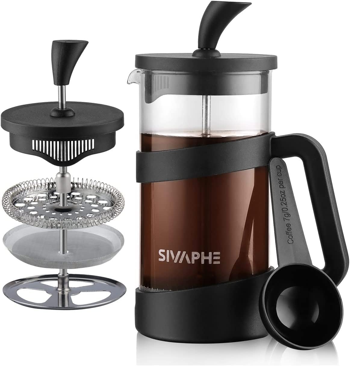 12oz French Press Coffee Maker - French Press Glass บทวิจารณ์และราคา
