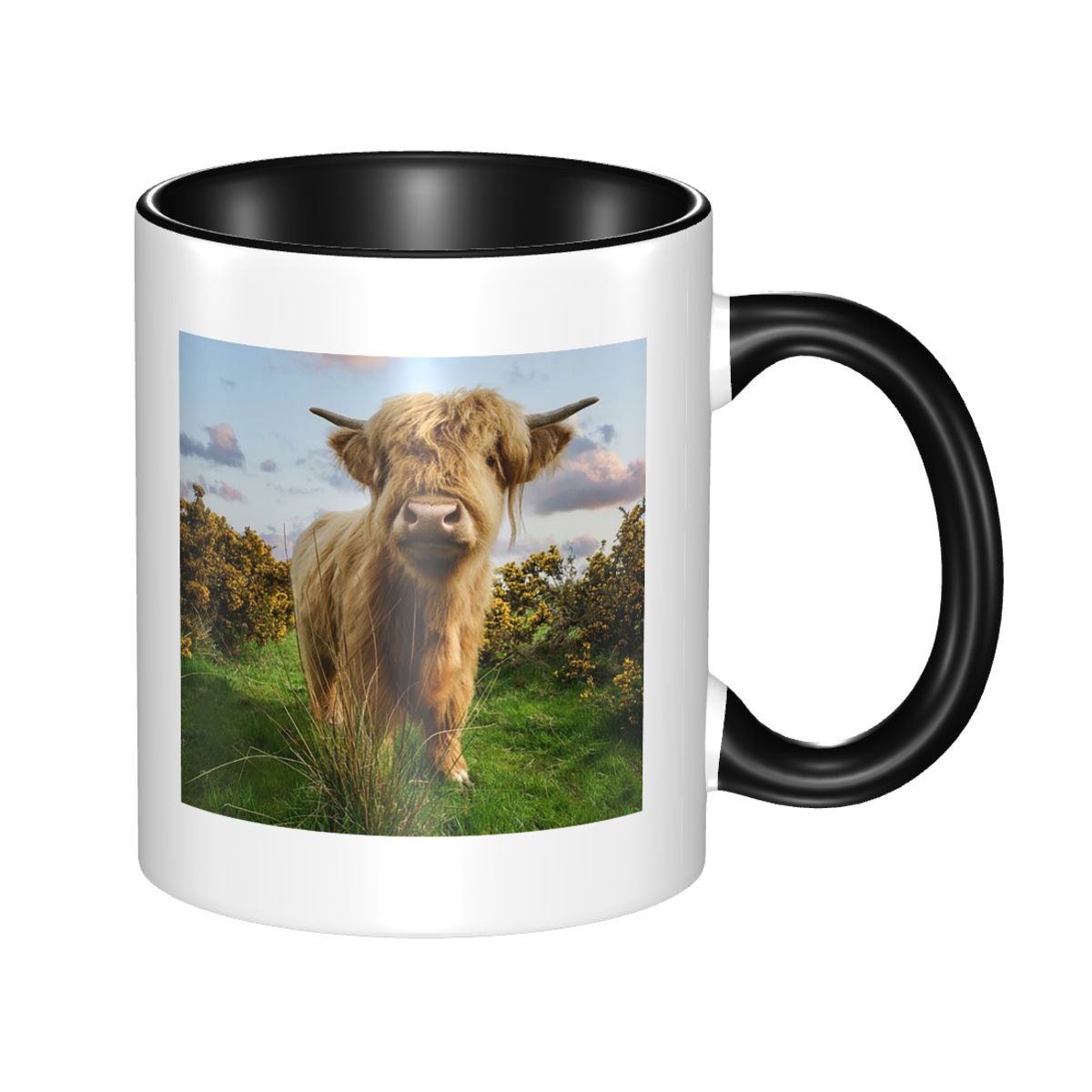 Young Highland Cow Mug Funny C - Young Tea Coffee บทวิจารณ์และราคา