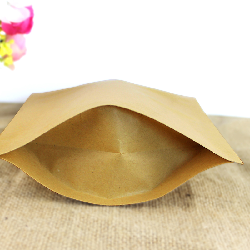 100PCS Stand-up Kraft Paper Fo - Coffee Tea House บทวิจารณ์และราคา