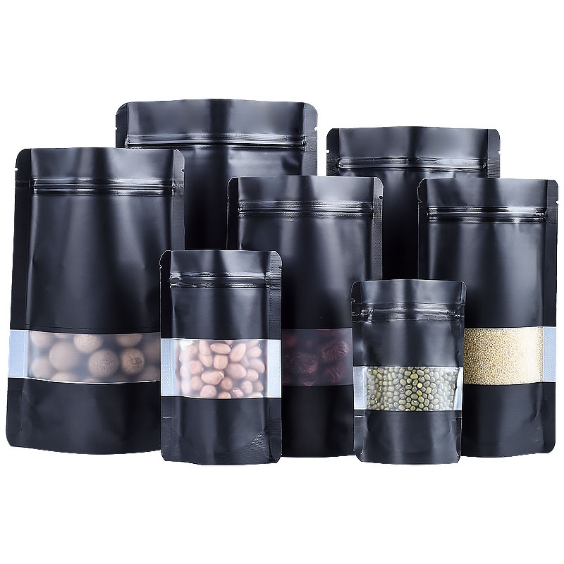 100PCS Stand-up Matte Black Al - Coffee Tea House บทวิจารณ์และราคา