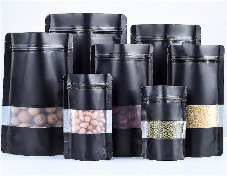 100PCS Stand-up Matte Black Al - Coffee Tea House บทวิจารณ์และราคา