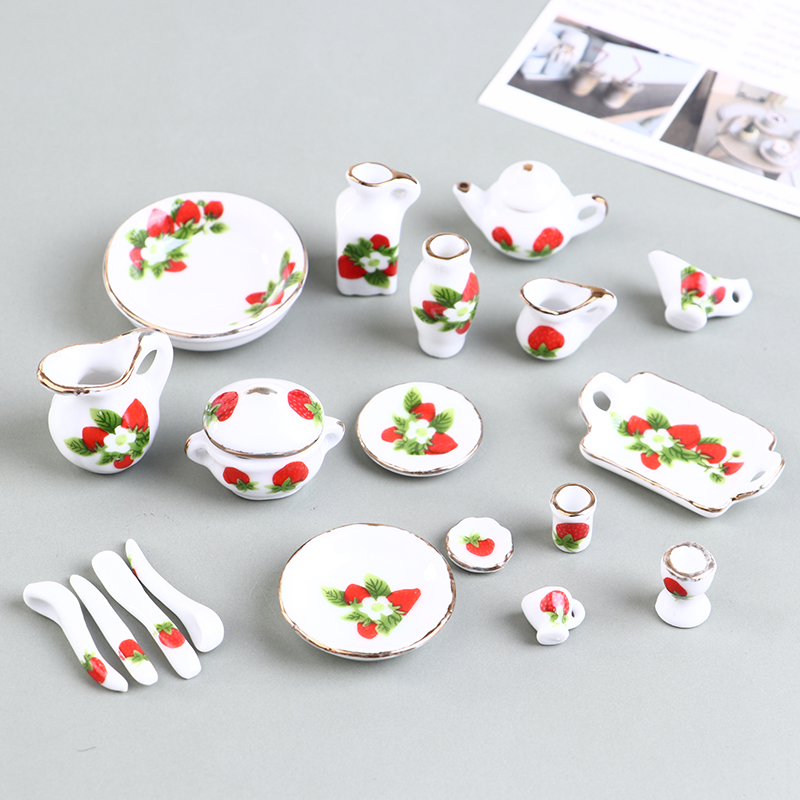 1 Set 1:12 Miniature Doll Hous - Coffee Tea Catering บทวิจารณ์และราคา