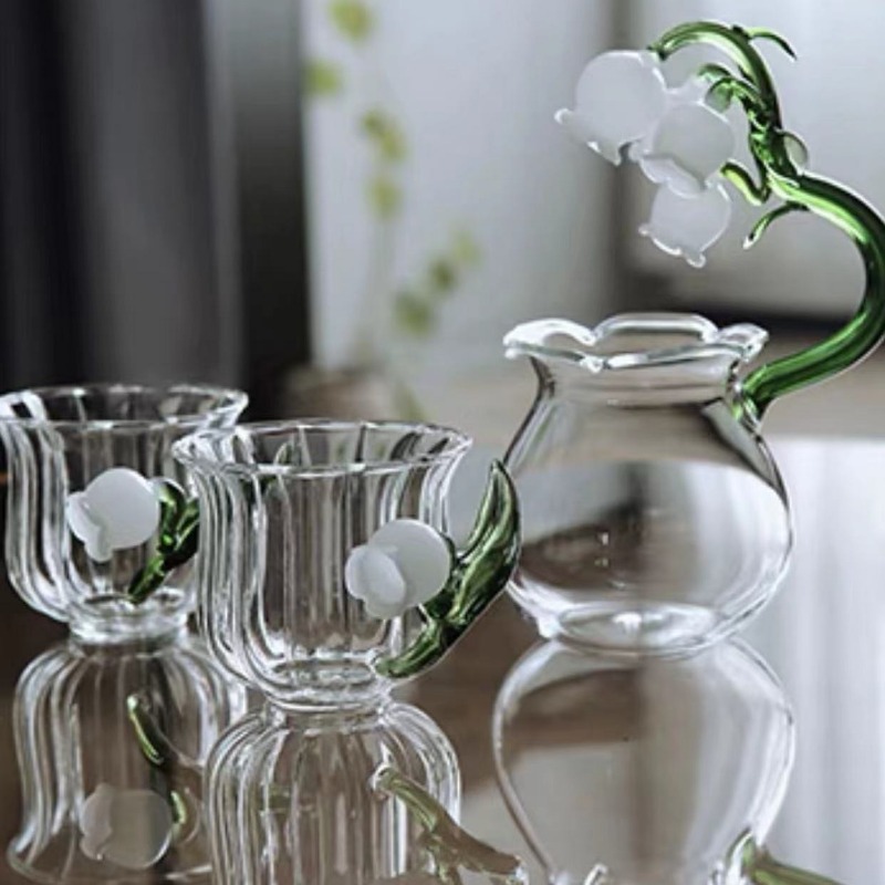 Lily of The Valley Glass Goble - Valley Tea And Coffee บทวิจารณ์และราคา