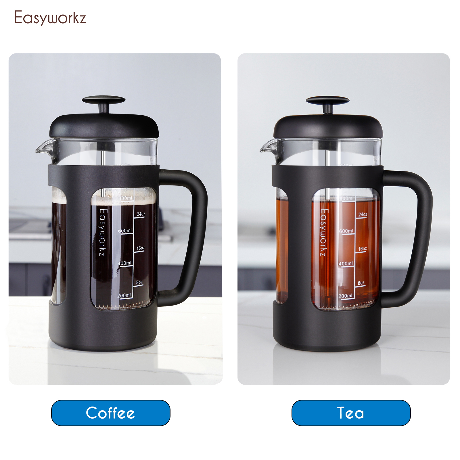 Easyworkz French Press  Coffee - French Press Glass บทวิจารณ์และราคา