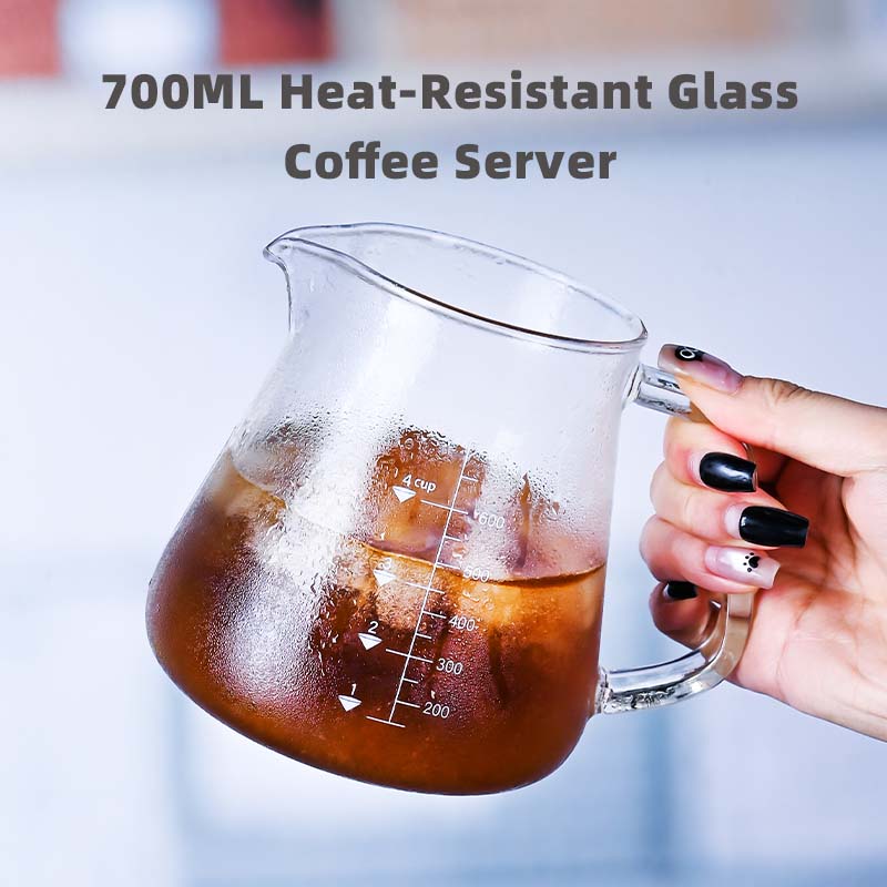 New High Borosilicate 700ml  G - Coffee Tea Set บทวิจารณ์และราคา