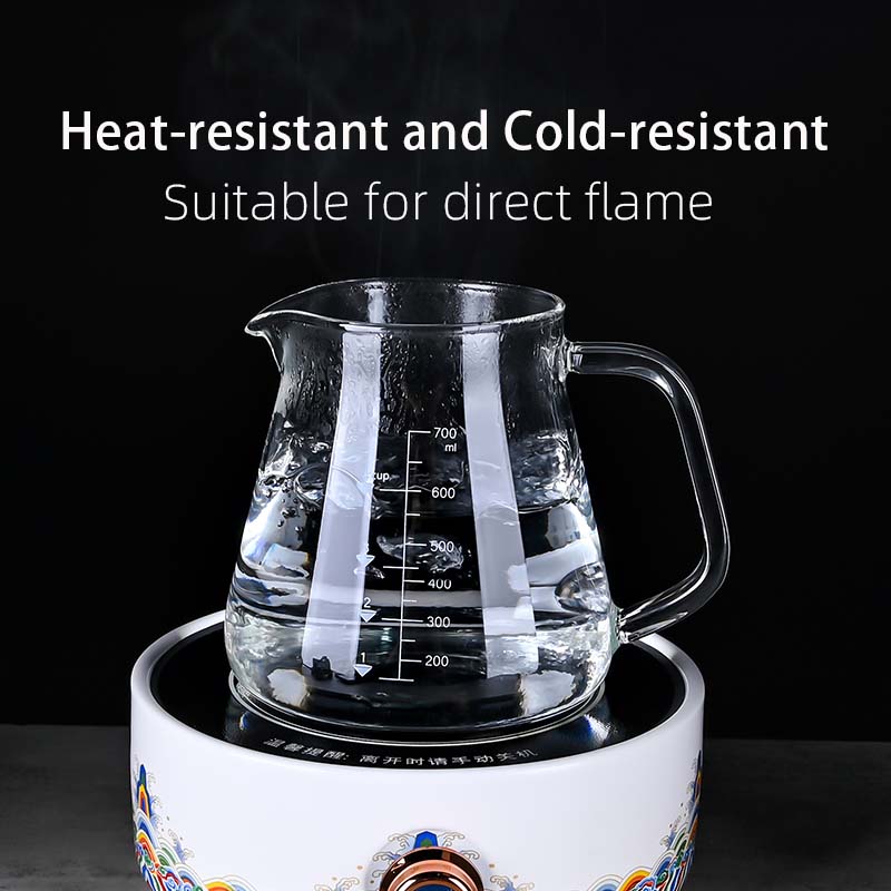 New High Borosilicate 700ml  G - Coffee Tea Set บทวิจารณ์และราคา