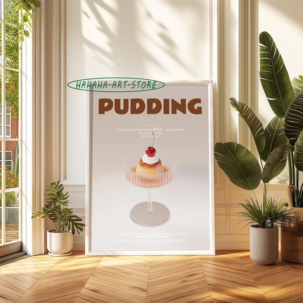 Pudding Dessert Afternoon Tea  - Coffee Tea Poster บทวิจารณ์และราคา