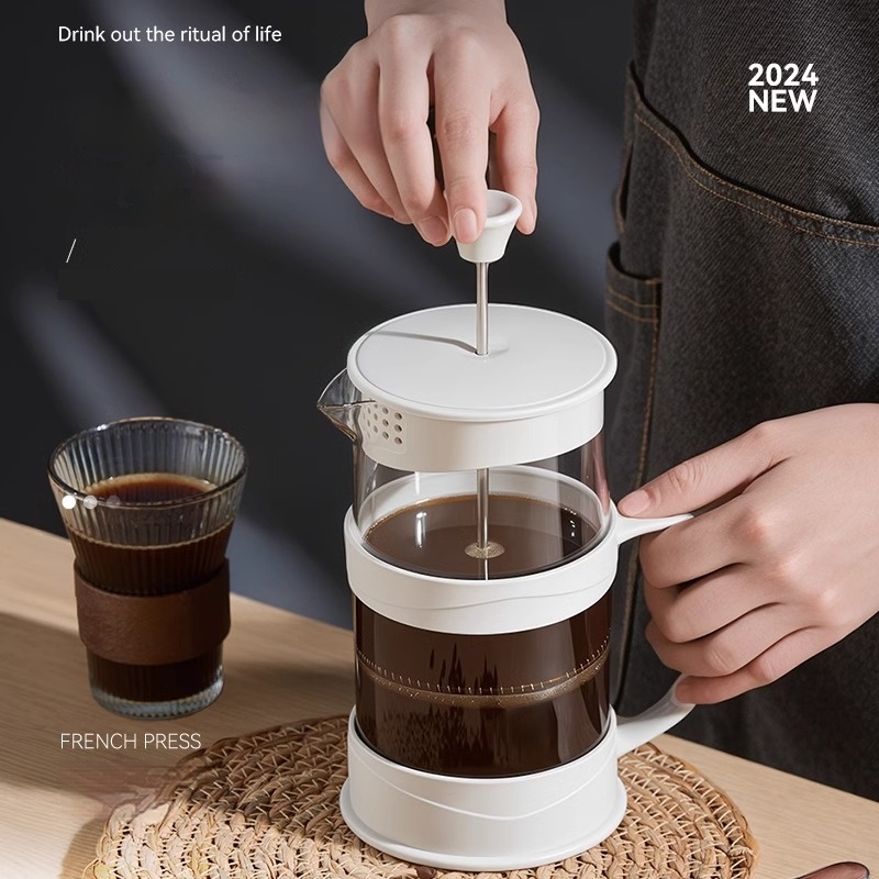 GIANXI Hand Press Coffee Maker - French Press Glass บทวิจารณ์และราคา