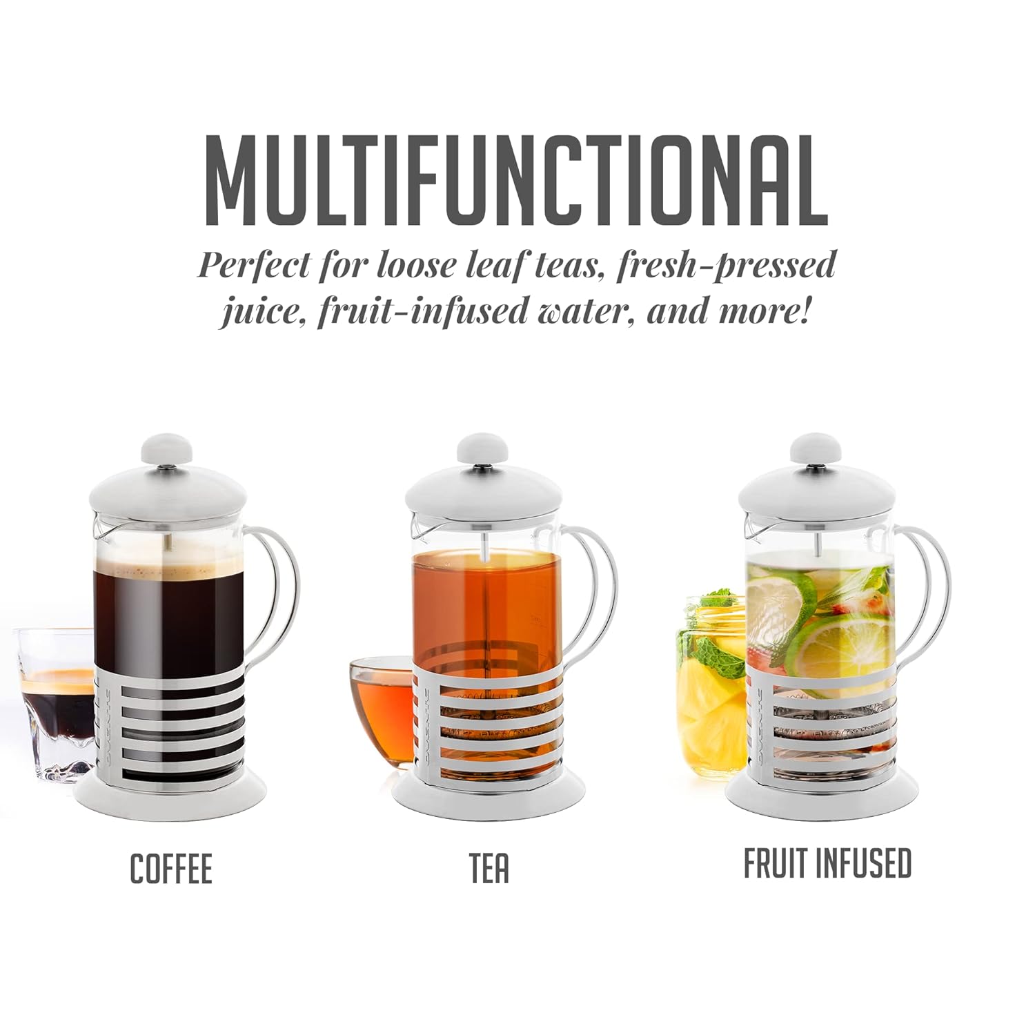 French Press Coffee Maker 20oz - French Press Glass บทวิจารณ์และราคา