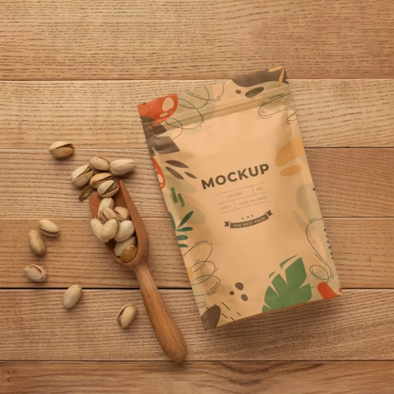 Print Craft paper Zipper Bag R - Coffee Tea House บทวิจารณ์และราคา
