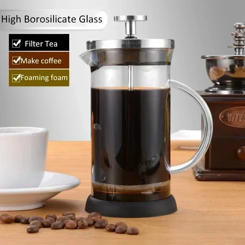 350-1000ml Stainless Steel Gla - French Press Glass บทวิจารณ์และราคา