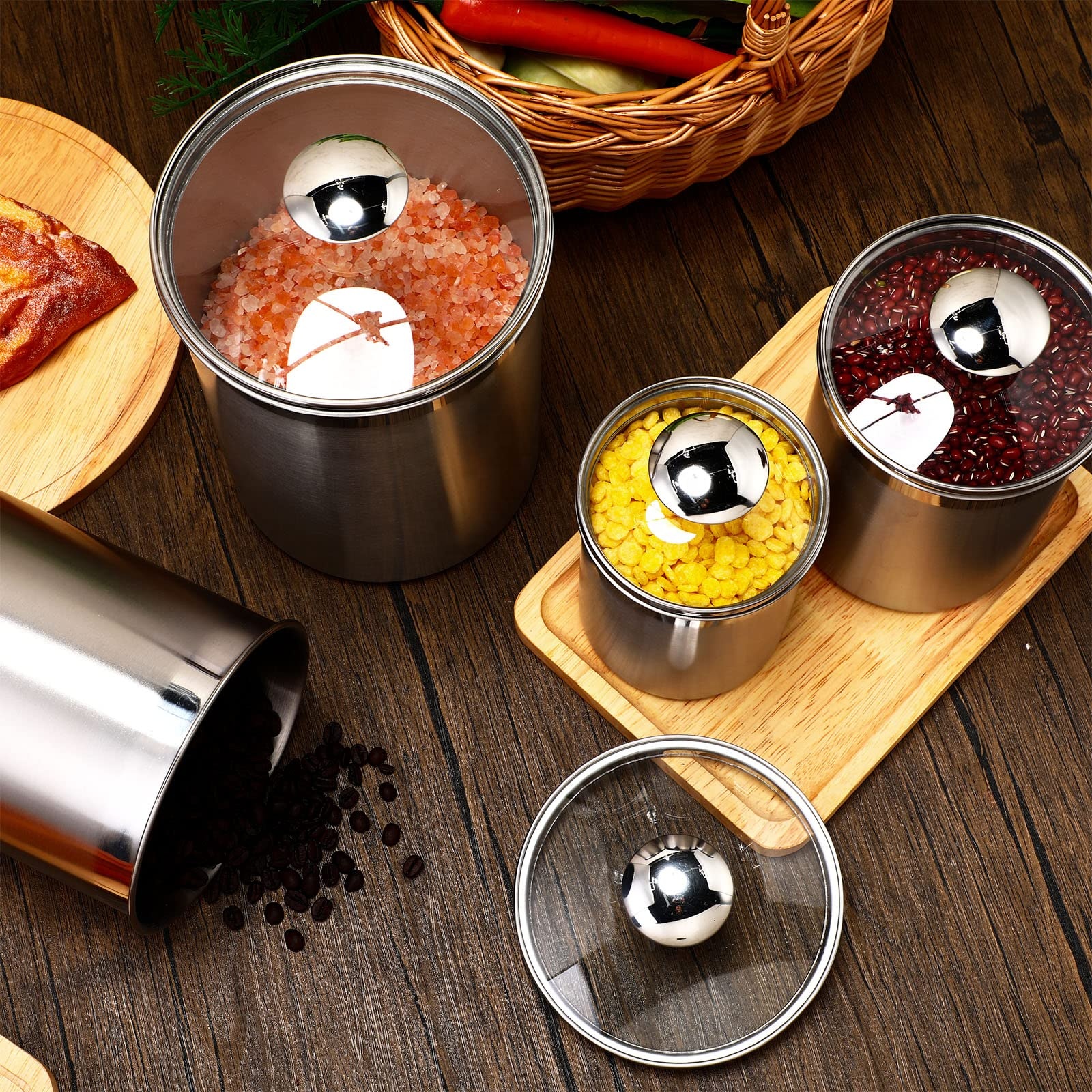 Food Storage Containers Tea Co - Coffee Tea Set บทวิจารณ์และราคา