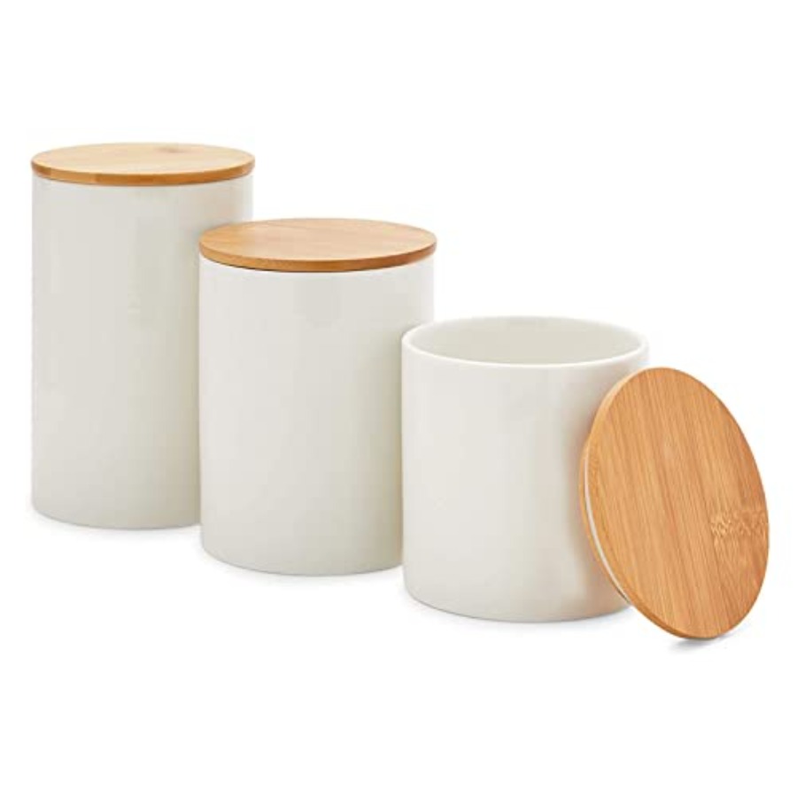 Ceramic Canisters - Coffee Can - Coffee Tea Set บทวิจารณ์และราคา