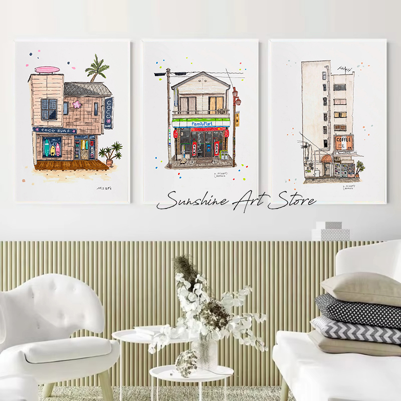 Traditional Japanese Building  - Coffee Tea Poster บทวิจารณ์และราคา