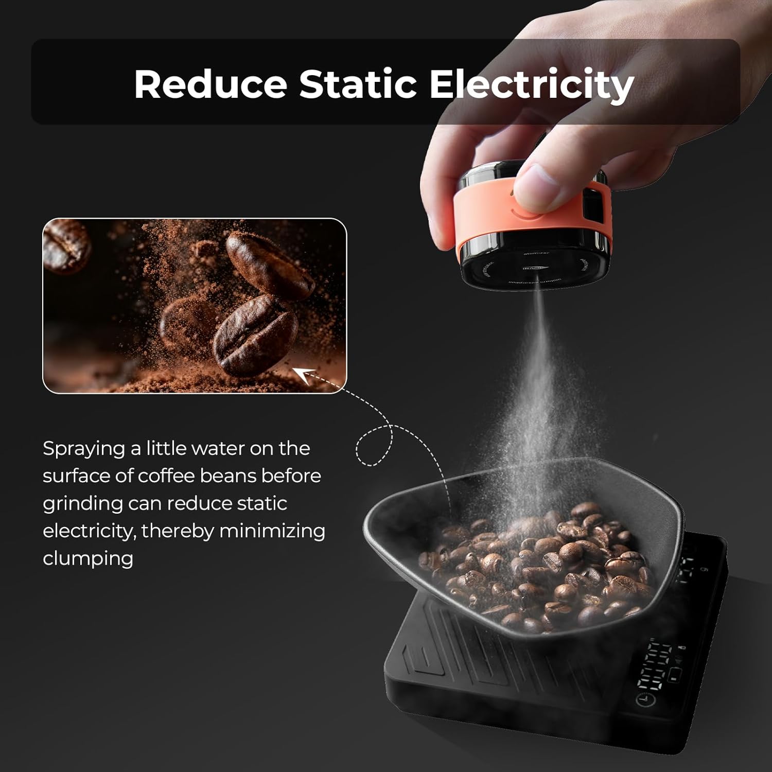 IKAPE Coffee Bean Atomizer,20m - Coffee Tea Bean บทวิจารณ์และราคา