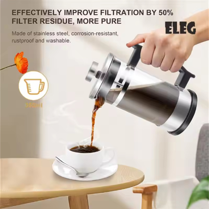 Coffee French Press Pot With F - French Press Glass บทวิจารณ์และราคา